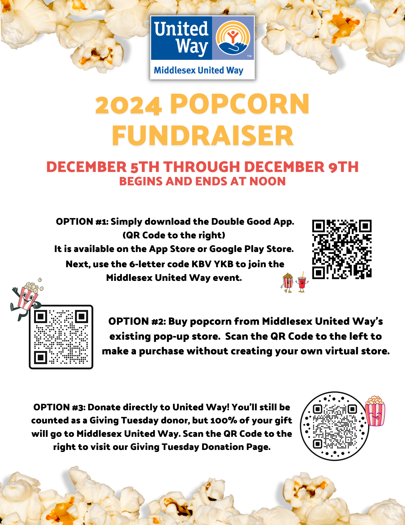 Popcorn Fundraiser 2024